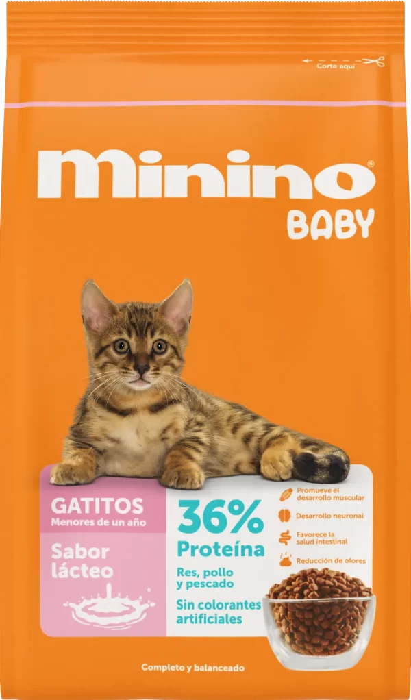 MININO BABY  GATITOS CROQUETAS  1.3 KG