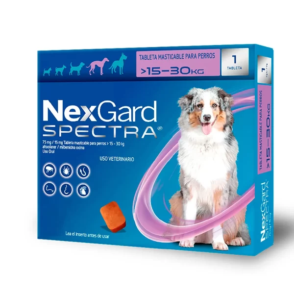 NEXGARD SPECTRA TABLETA MASTICABLE PARA PERROS