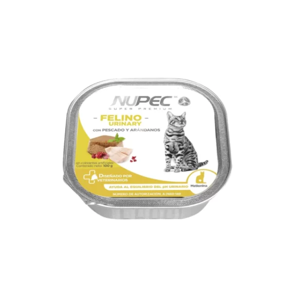 NUPEC SUPER PREMIUM FELINO URINARY ALIMENTO HUMEDO  100 GRAMOS